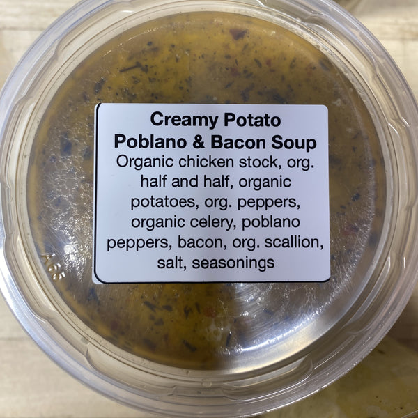 Creamy Potato, Poblano & Bacon Soup — Nido
