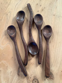 Small Black Walnut Serving Spoon