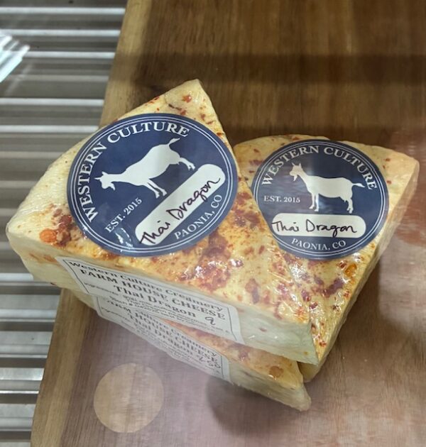 1 lb wedge of Farmhouse Pressed Cheese - Thai Dragon