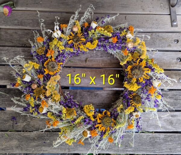 Autumn Abundance Wreath - 16X16