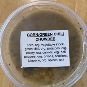 Corn/Green Chili Chowder - Frozen — Nido