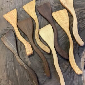 Hand-Carved Wooden Spatula