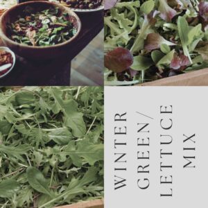 Organically Grown Winter Greens/Lettuce Mix