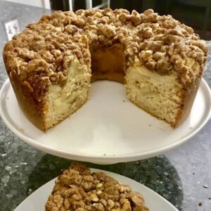 Cinnamon Streusel Apple Pound Cake