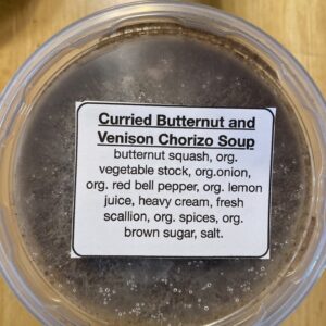 Curried Butternut and Venison Chorizo Soup - Nido