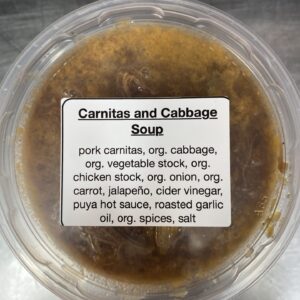 Carnitas and Cabbage Soup - Nido